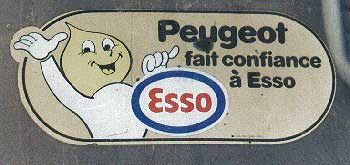 PEUGEOT recommends ESSO